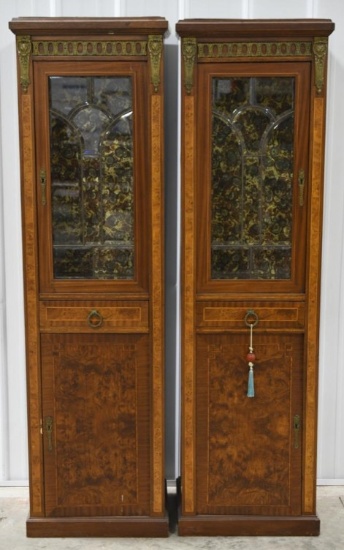 Pair Of Early 1900s Display Cabinets