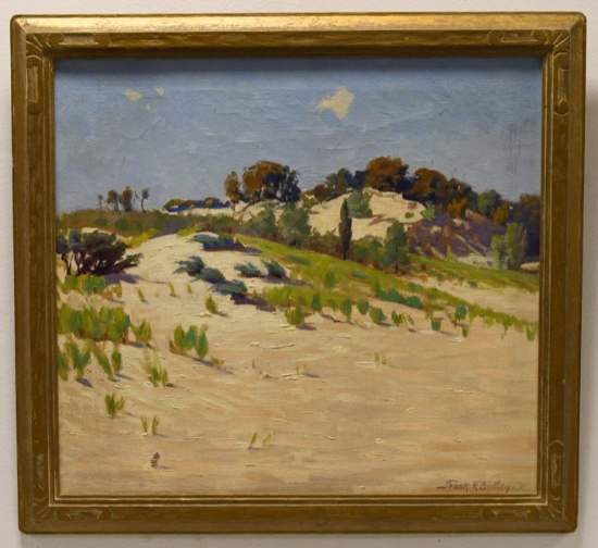 Frank Dudley "Sandland" Oil On Canvas Painting