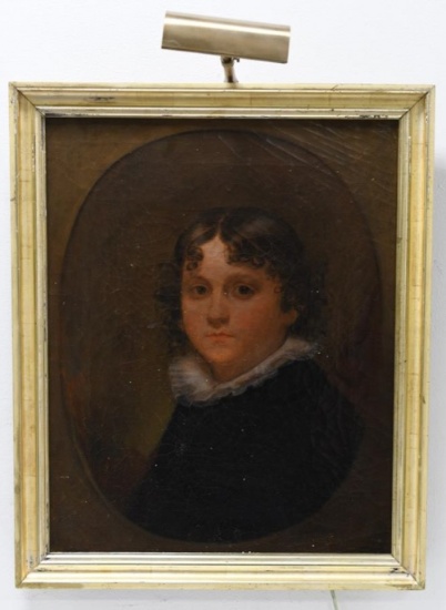17th-18th Century Oil On Canvas Portrait