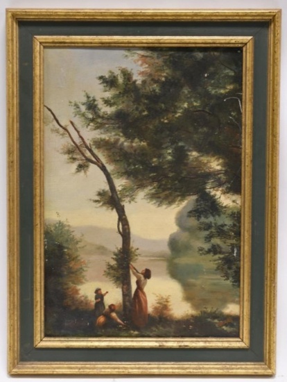 L'etang De Mortefontaine Oil On Canvas