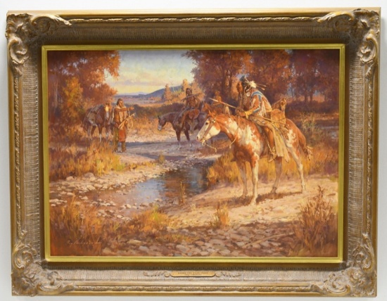 Roy Andersen "Where The Signs Cease" Oil On Canvas