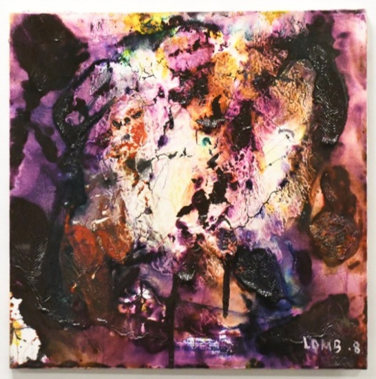 2008 Matt Lamb Mixed Media Acrylic On Canvas