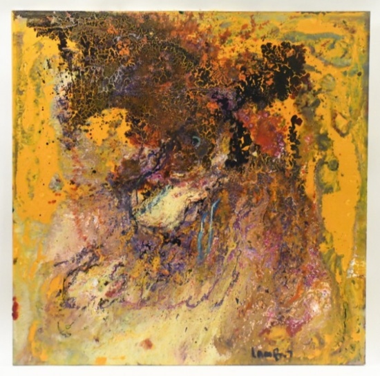 2007 Matt Lamb Horse Acrylic On Canvas Painting