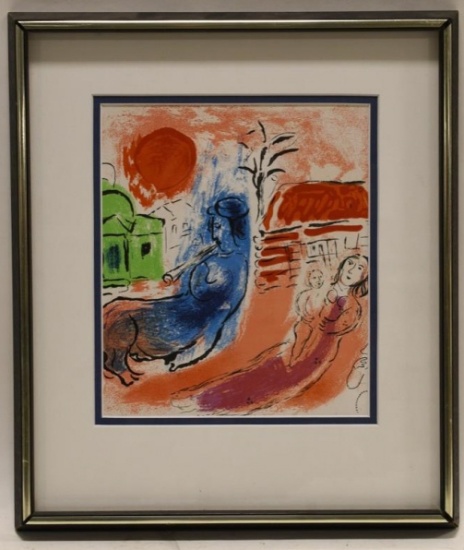 Lithograph From Chagall By Jacques Lassaigne