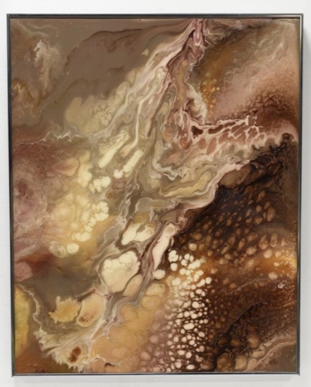 Nicholas Mirandon Resin Median Abstract Painting