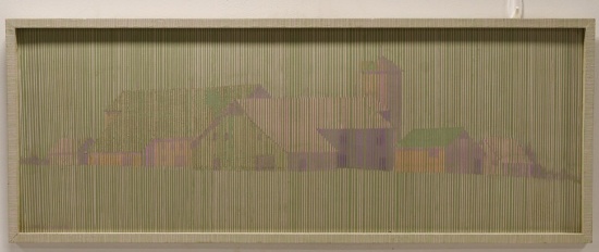 Steve Heiskell Abstract Rural Barn Image Painting