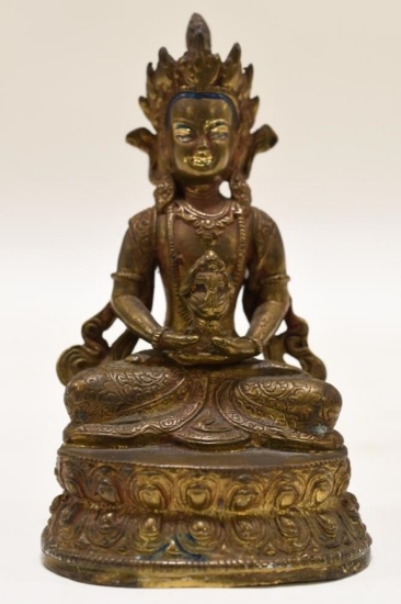 Tibetan Bodhisattva Vajrasattva Buddha Bronze