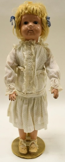 1911 22" Schoenhut Wooden Doll With Decal