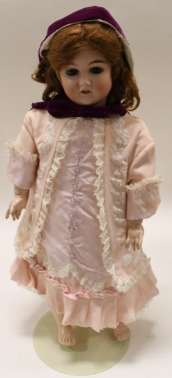 Antique 25" Karl Hartmann German Porcelain Doll