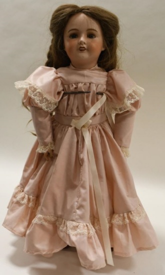 Antique 23" Unis French Porcelain Head Doll