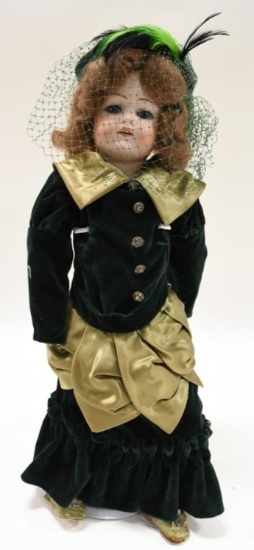 Antique 20" Kestner German Porcelain Head Doll