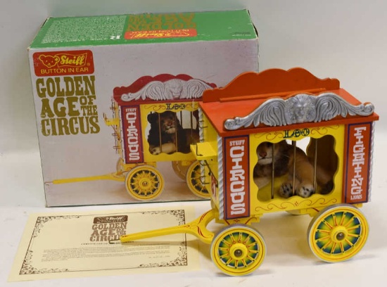 Steiff Golden Age Of The Circus Lion Wagon