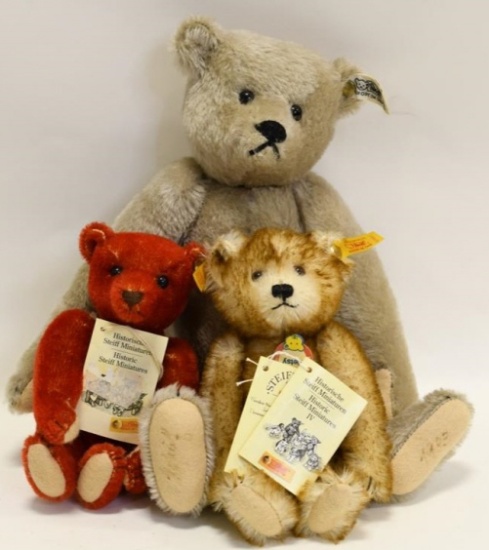 Vintage Steiff Mohair Bear Lot
