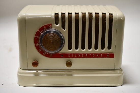 Silvertone "Candy Cane" Radio- Restored Model 7022