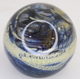 Robert Eickholt Dichroic Fused Glass Paperweight