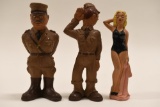 Original Signed 3 Pc. Rittgers U.S. Army Set