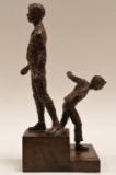 Paul T Granlund Charles Lindbergh Bronze Sculpture