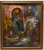 Colette Pope Heldner Fench Quarter Oil On Canvas