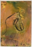 2010 Matt Lamb Acrylic & Foil On Canvas Painting