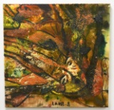 2008 Matt Lamb Mixed Media Acrylic On Canvas