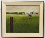 Wellington Waddy Ward Hand Tinted Horse Lithograph