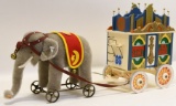 Steiff Golden Age Of Circus Elephant Musical Wagon