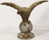 Antique Cast Iron Eagle Architectural Topper