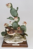 Florence Giuseppe Armani Wren With Cactus Figurine