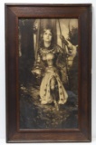 Joan Of Arc Arts & Crafts Framed Lithograph