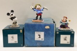 (3) Disney Classics Mickey Mouse Figurines