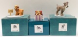 (3) Disney Classics Lady and the Tramp Figurines