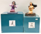 (2) Disney Classics Collection Pocahontas Figurine