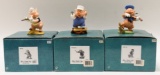 (3) Disney Classics Three Little Pigs Figurines