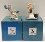 (2) Disney Classics Cinderella Figurines