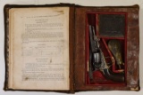 Colt Model 1849 Pocket Revolver Cased In Book