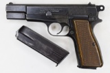 WWII FN Hi-Power 9mm Semi-Auto Pistol With Holster