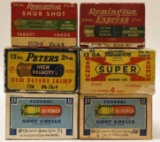 (6) Complete Boxes Of Vintage Shotgun Shells