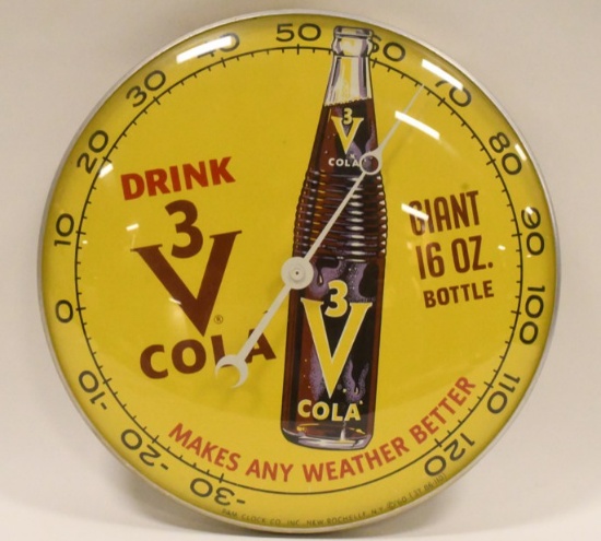 Original Pam V 3 Cola Bubble Glass Thermometer