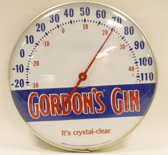 Original Gordon's Gin Round Thermometer