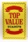 Large SST Top Value Stamps Advertising Sign