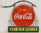 Scarce Large DSP Coca-Cola Fountain Service Sign