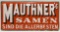 SSP Mauthner's Samen Advertising Sign