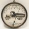 Early Yates-Lehigh Coal Co. Clock Face Thermometer