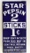 SSP 1¢ Star Pepsin Gum Slot Machine Sign
