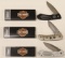 Lot United Cutlery Harley Davidson Folding Knives