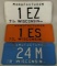 Lot Of Three Wisconsin Manufacturer License Plates
