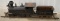 Large Folk Art Metal Locomotive w Tender