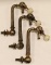 (3) Antique Brass & Copper Beer Tap Pulls