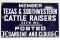 SSP Texas & Southwestern Cattle Raisers Adv Sign