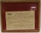 Teddy Roosevelt Signed 1905 Alabama Land Grant